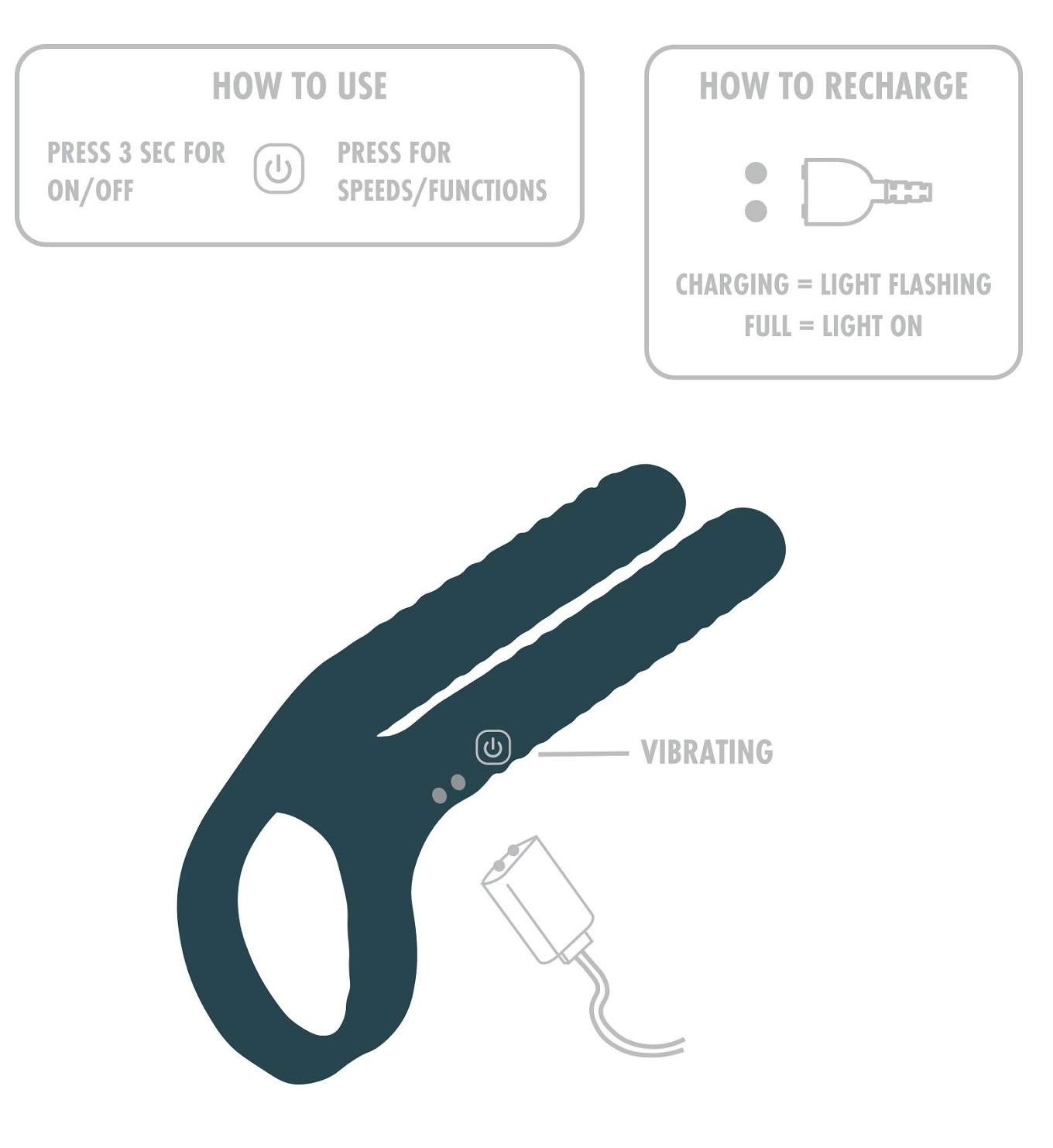 Accessoire vibrant multifonction Fushion 8 x 3.5cm – Image 6