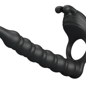 Gode Double pénétration Vibrant Blackney 14 x 2.2cm