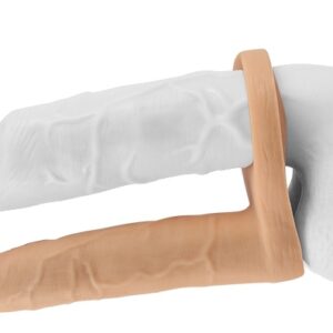 Gode vibrant Double Pénétration 14 x 3 cm